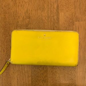 Very loved Kate Spade yellow wallet